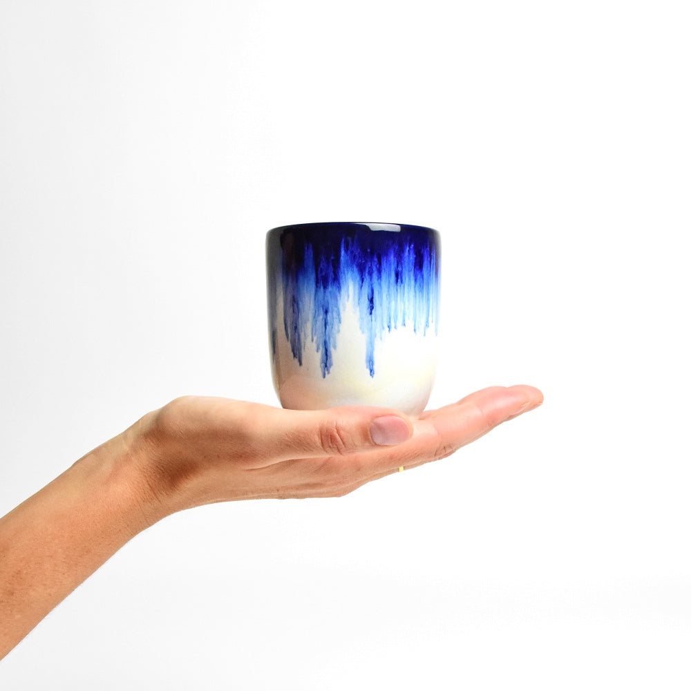 Set Of 4 Medium Cups - Royal Blue