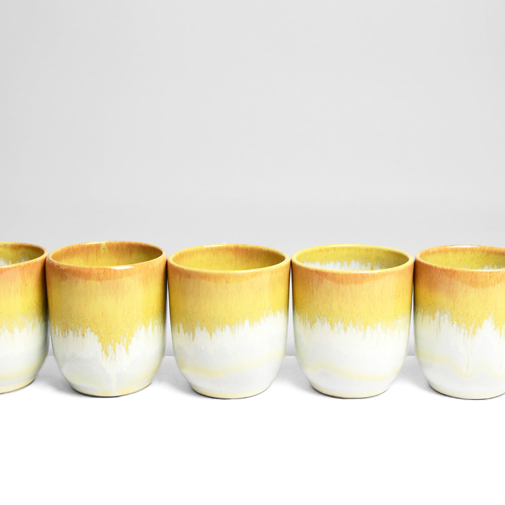 Tazas medianas | Amarillo arena