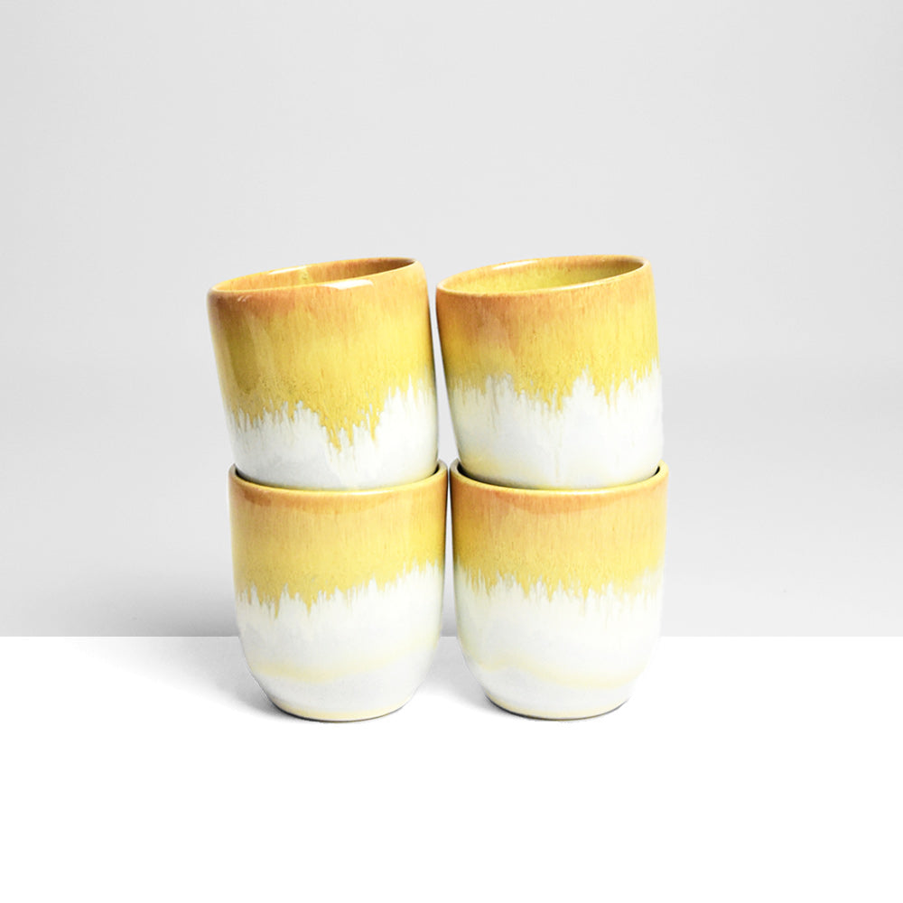 Tazas medianas | Amarillo arena