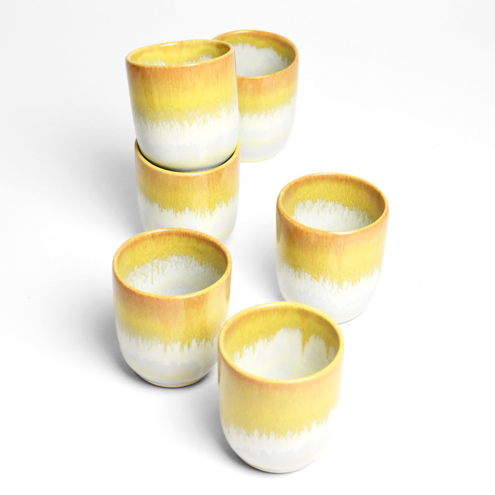 Tazas medianas | Amarillo arena
