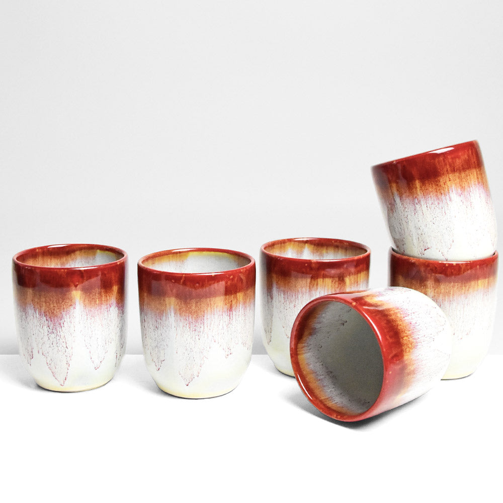 Medium Mugs | Bright Red