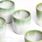 Juego de 4 tazas medianas - Verde brillante