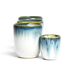 Set Of 4 Medium Cups - Sea Green