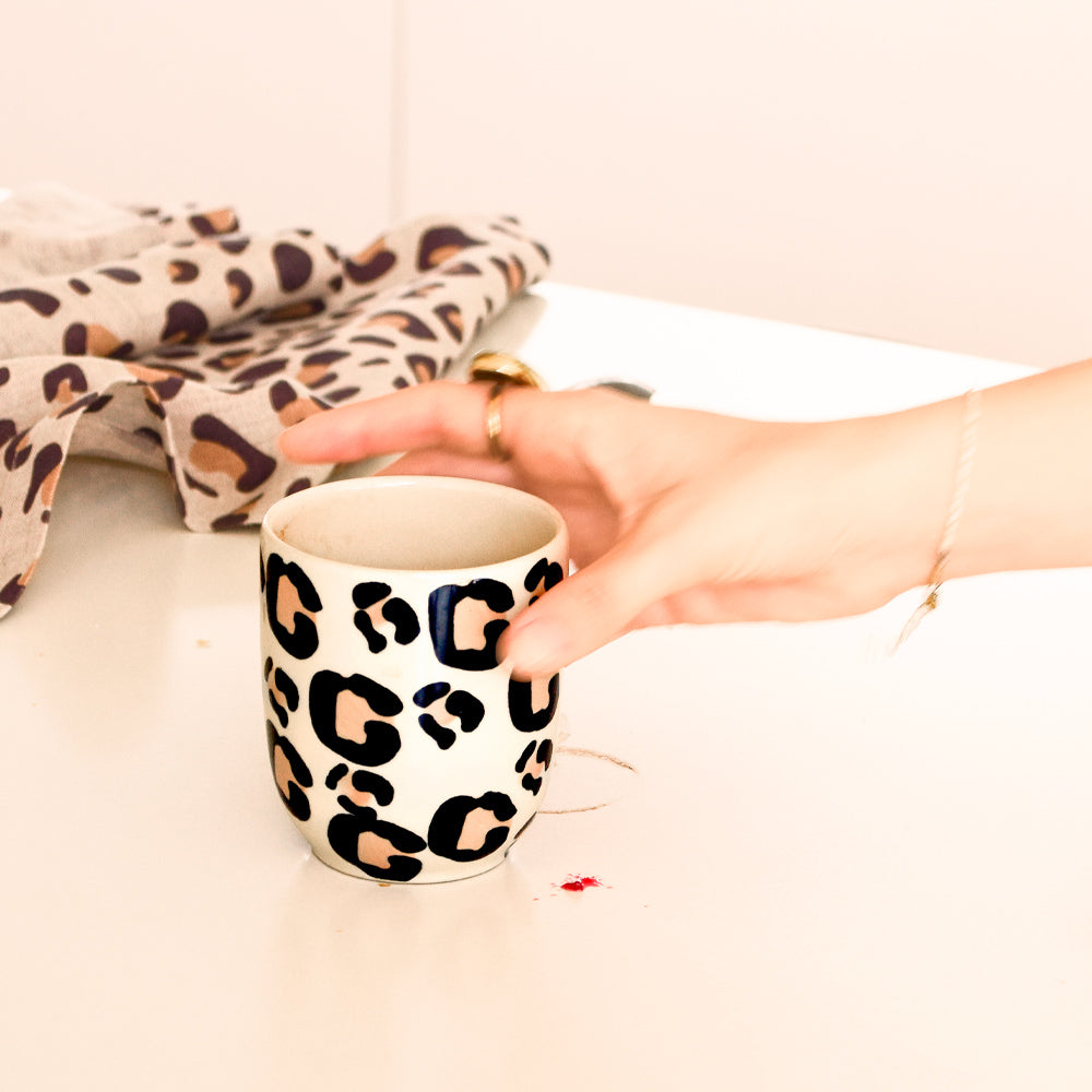 Tasse Moyenne - Léopard