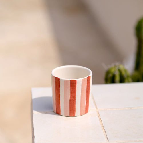 Lot de 2 Tasses À Espresso En Céramique - Rayures