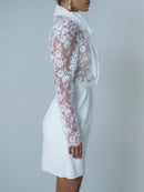 Tatiana Short Dress - Blanc