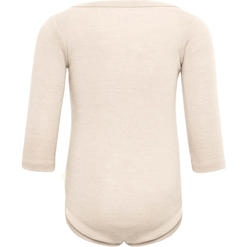 Minimalisma - Tesje Wool And Silk Bodysuit Natural