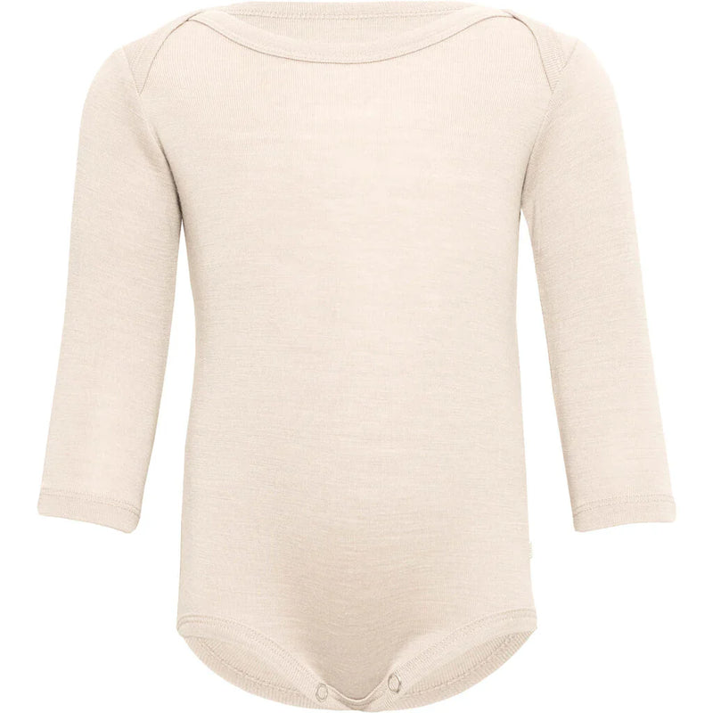 Minimalisma - Tesje Wool And Silk Bodysuit Natural