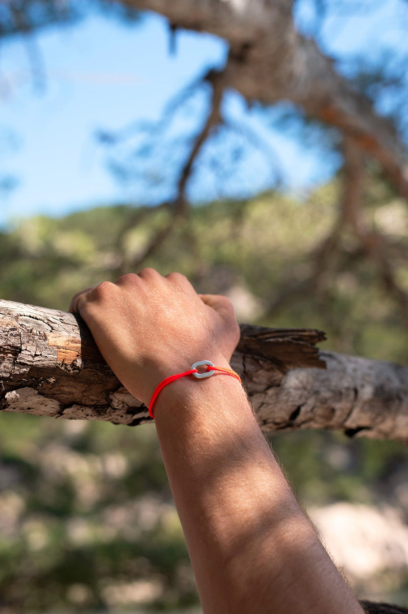 Bracelet Tenaille - Orange Fluo