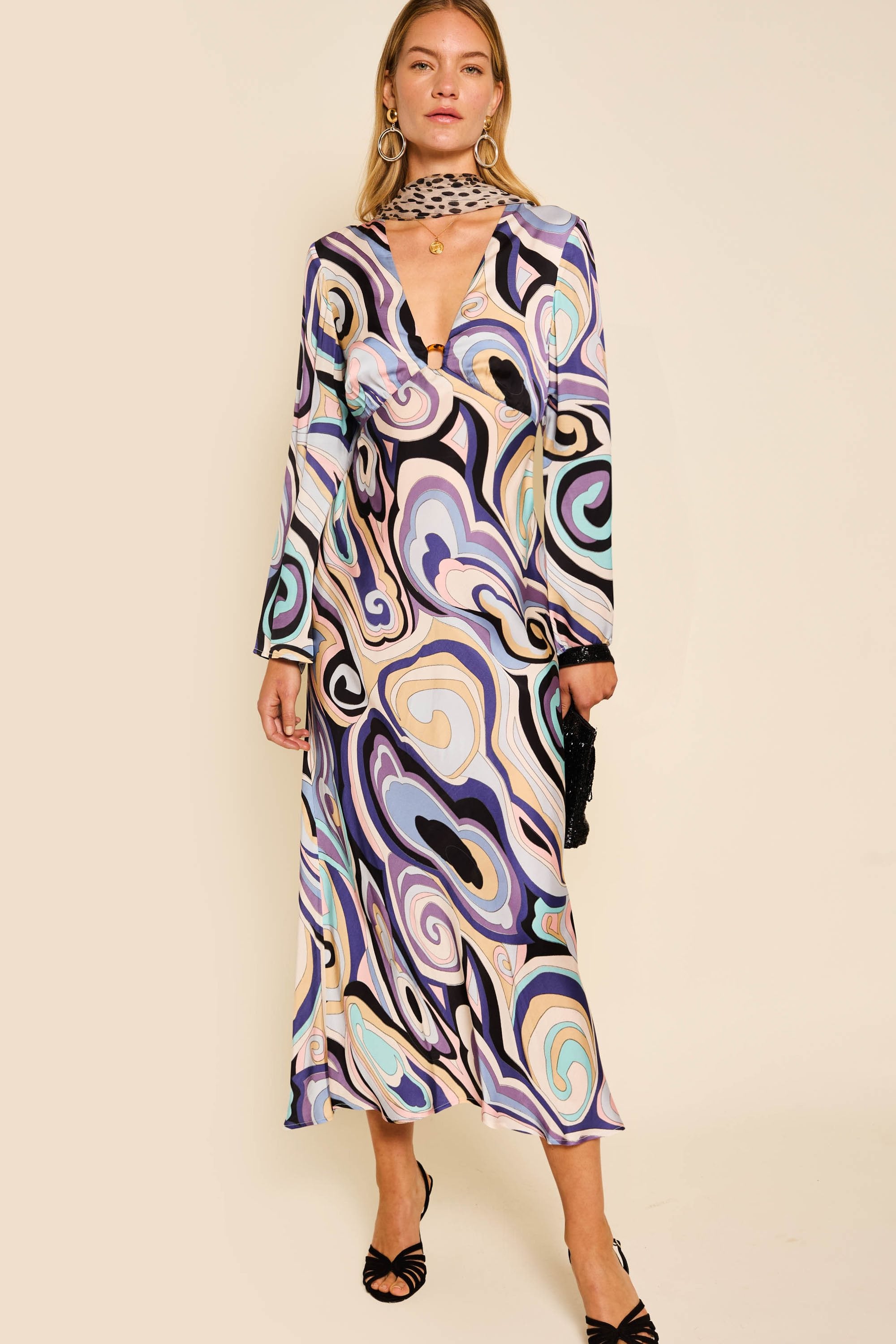 Vestido Terri Mármol Océano