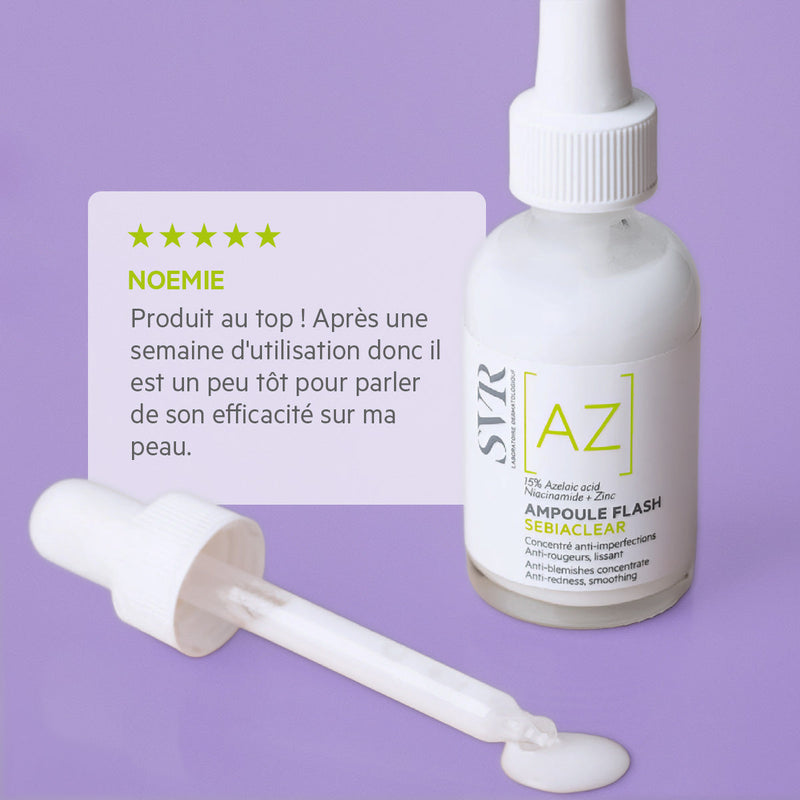 Sebiaclear Ampoule Flash Anti-Imperfections Anti-Rougeurs Lissante