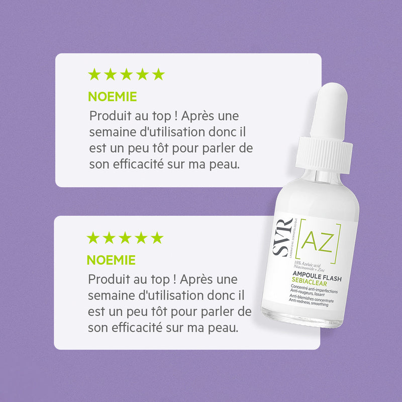 Sebiaclear Ampoule Flash Anti-Imperfections Anti-Rougeurs Lissante