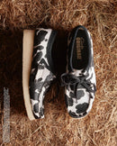 Wallabee - Hairon con estampado de vaca - Mujer