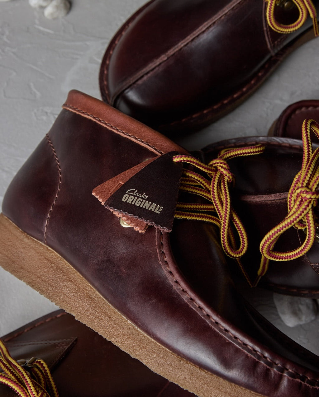 Botas Wallabt Hiker - Burgundy Leather - Hombre