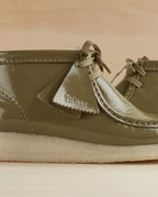 Wallabee Boot støvler - Dark Olive Patent - Dame