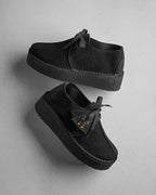 Trek Wedge - Black Suede - Women