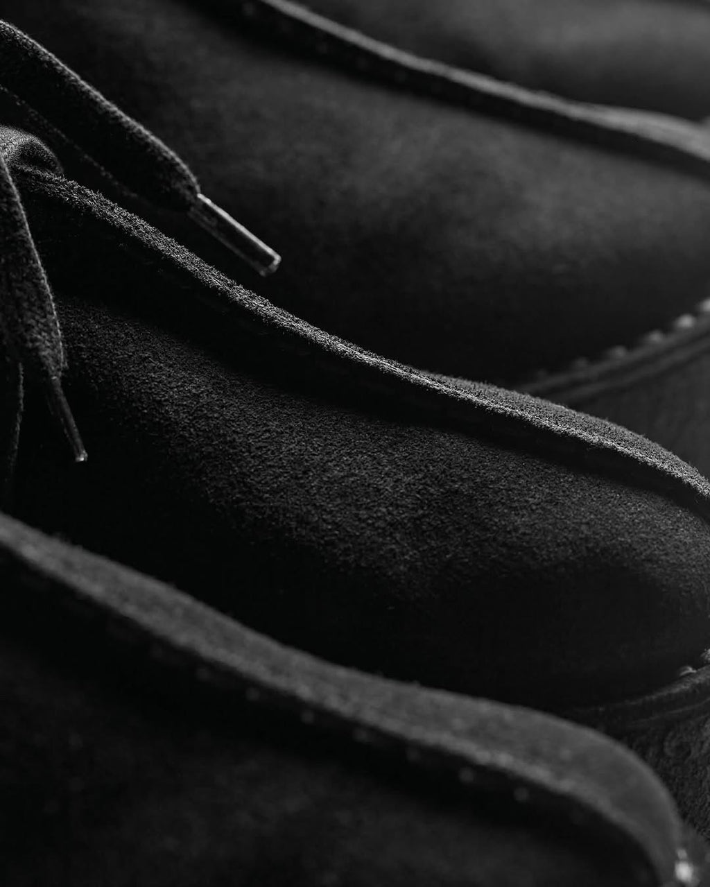 Trek Wedge - Black Suede - Women