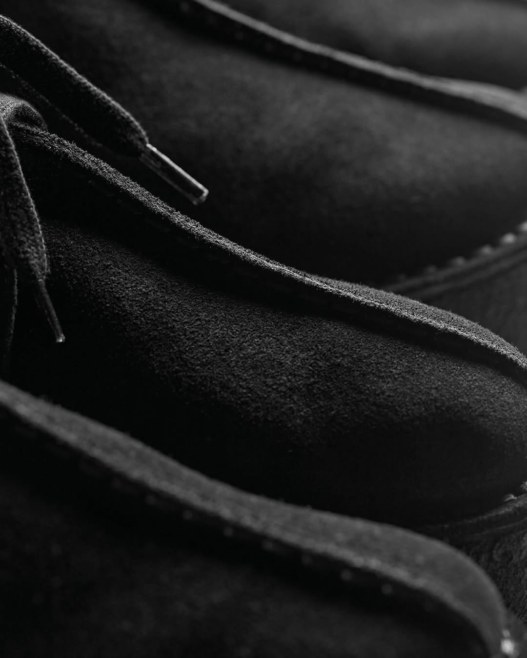 Trek Wedge - Black Suede - Women