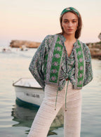 THEA LIGHT FLORAL SHIRT PETITE MENDIGOTE