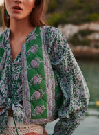 THEA LIGHT FLORAL SHIRT PETITE MENDIGOTE