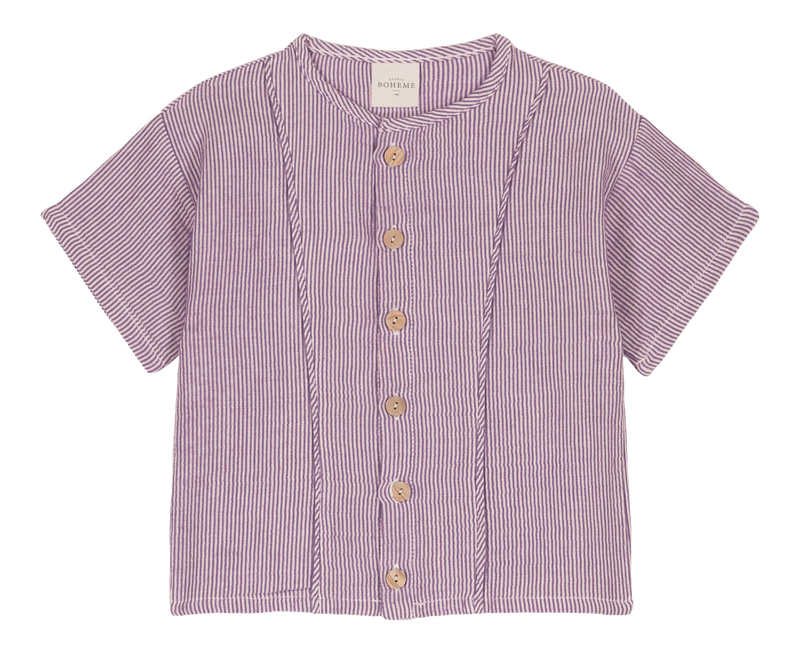 Blouse Thelme Rayures Violettes
