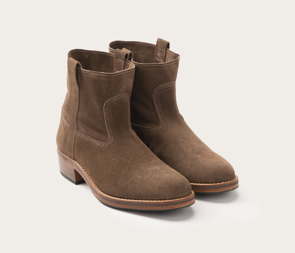 Botki Tiers Gardian - Zamsz taupe - Damskie