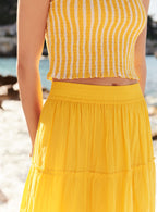 Petite Mendigote - Top Camiseta Tikky Playa - Fauve