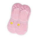 Lot De 6 Socquettes Invisibles Petit Coeur Doré