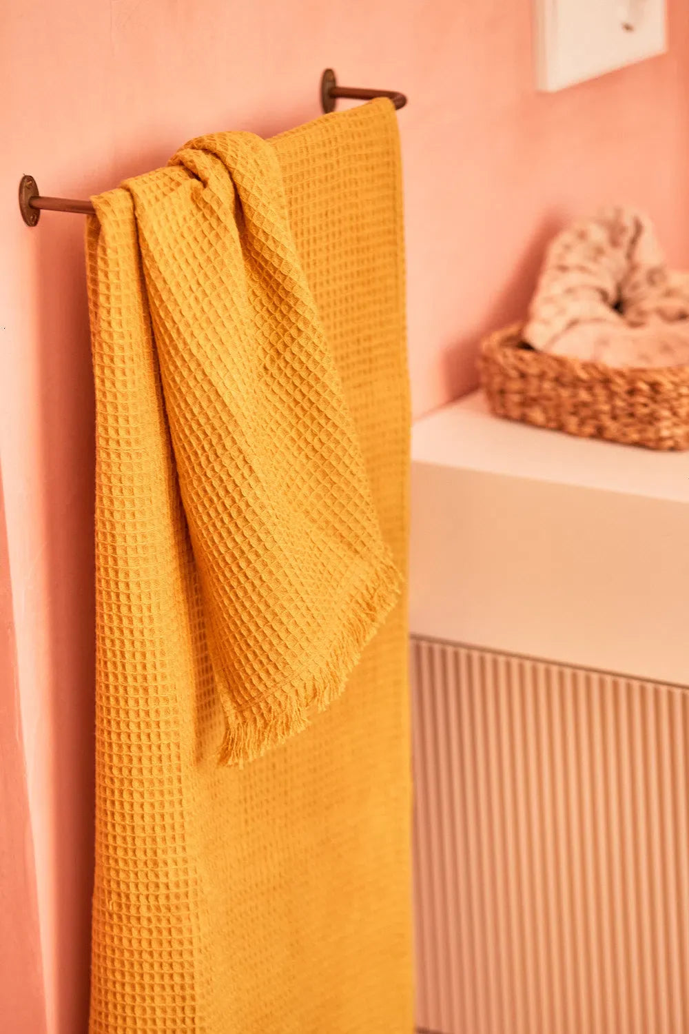 Marte Hand Towel - Mustard