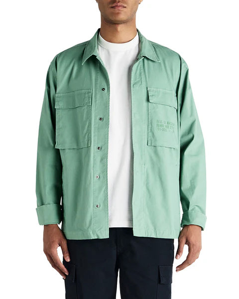 Chemise Tommy Poplin Surf - Shale Green