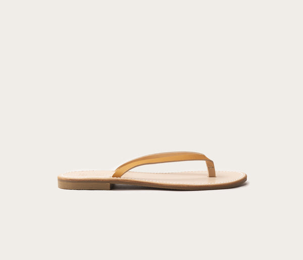Teensandalen - Naturel - Dames