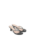 Tongs Strass Stella - Noir