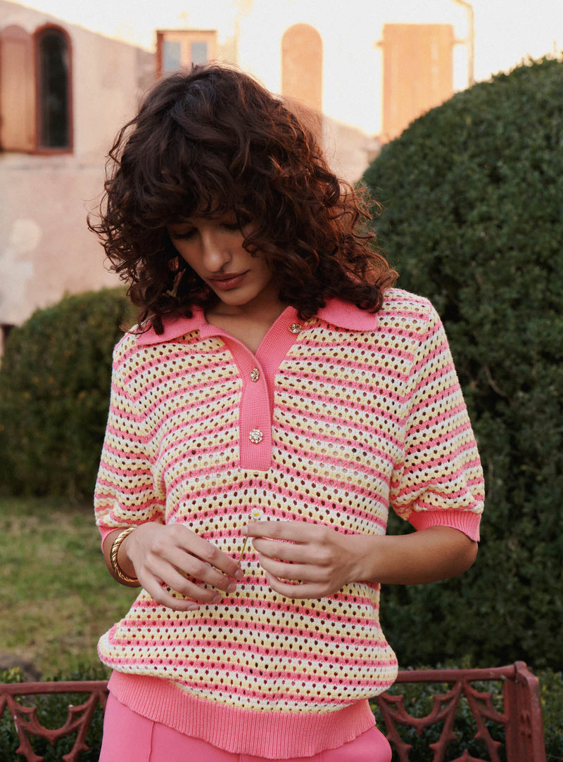 Top En Maille Millie - Mais