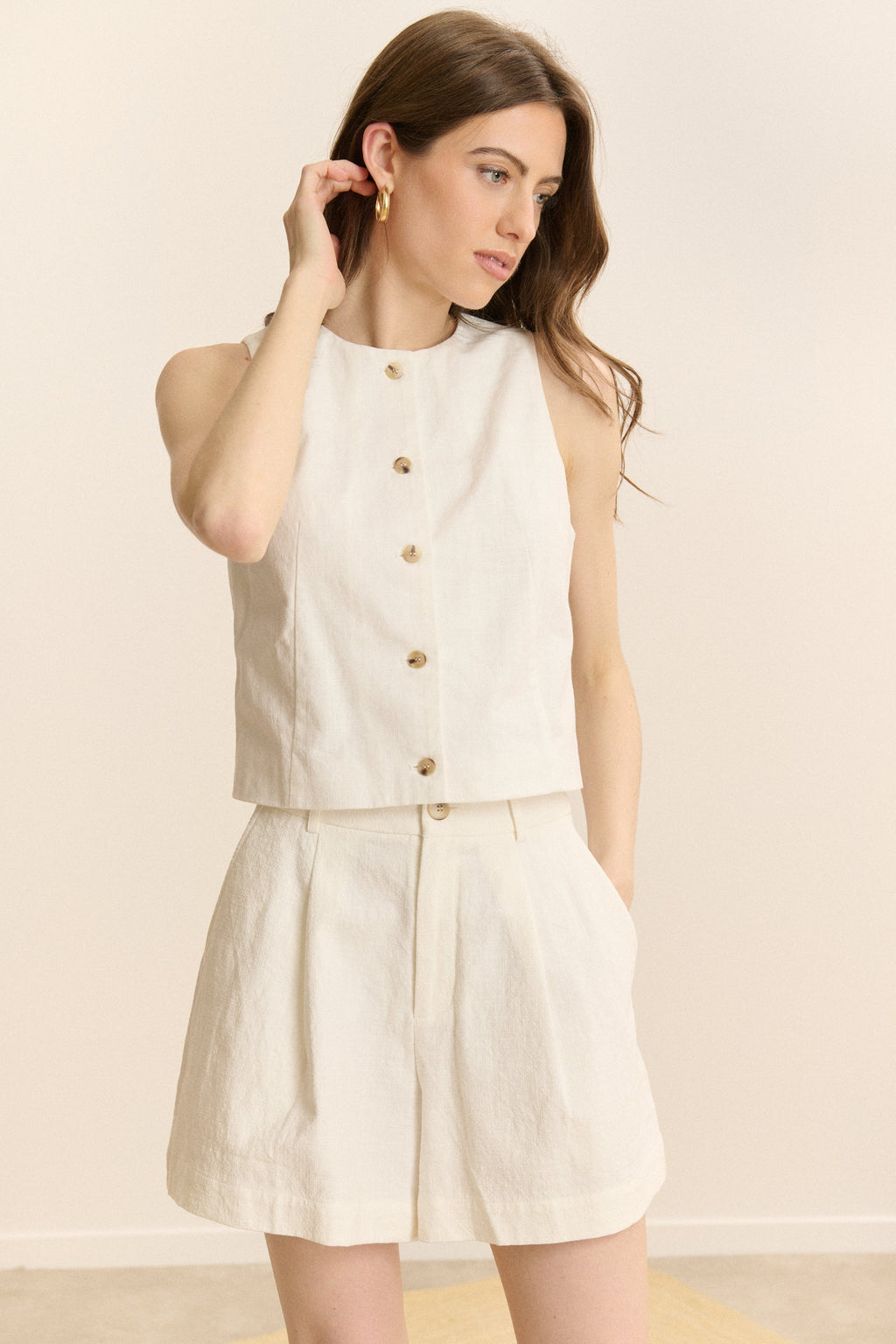 Short Come - Blanc