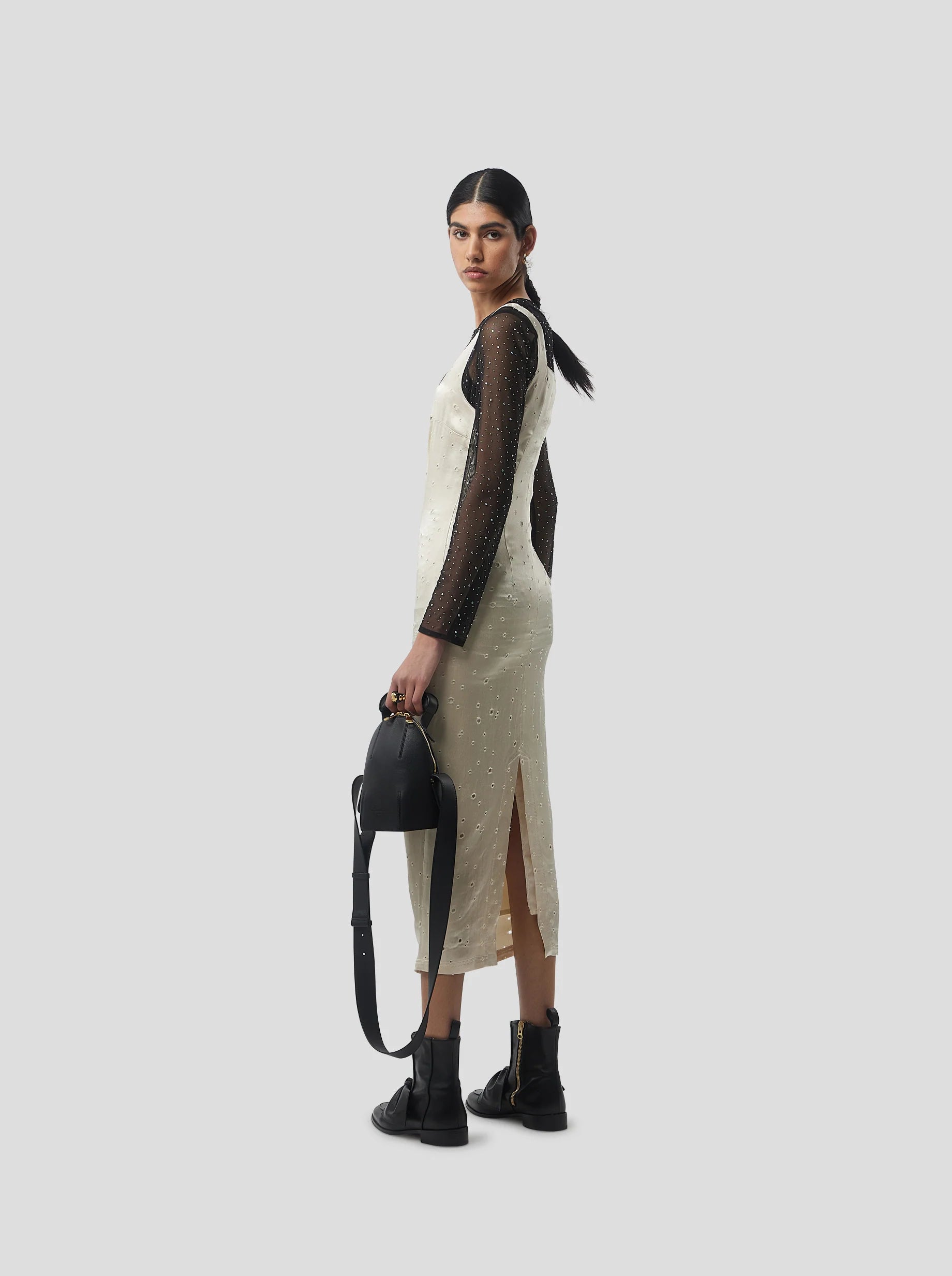 Vestido Lynx en voile Saboté Moon