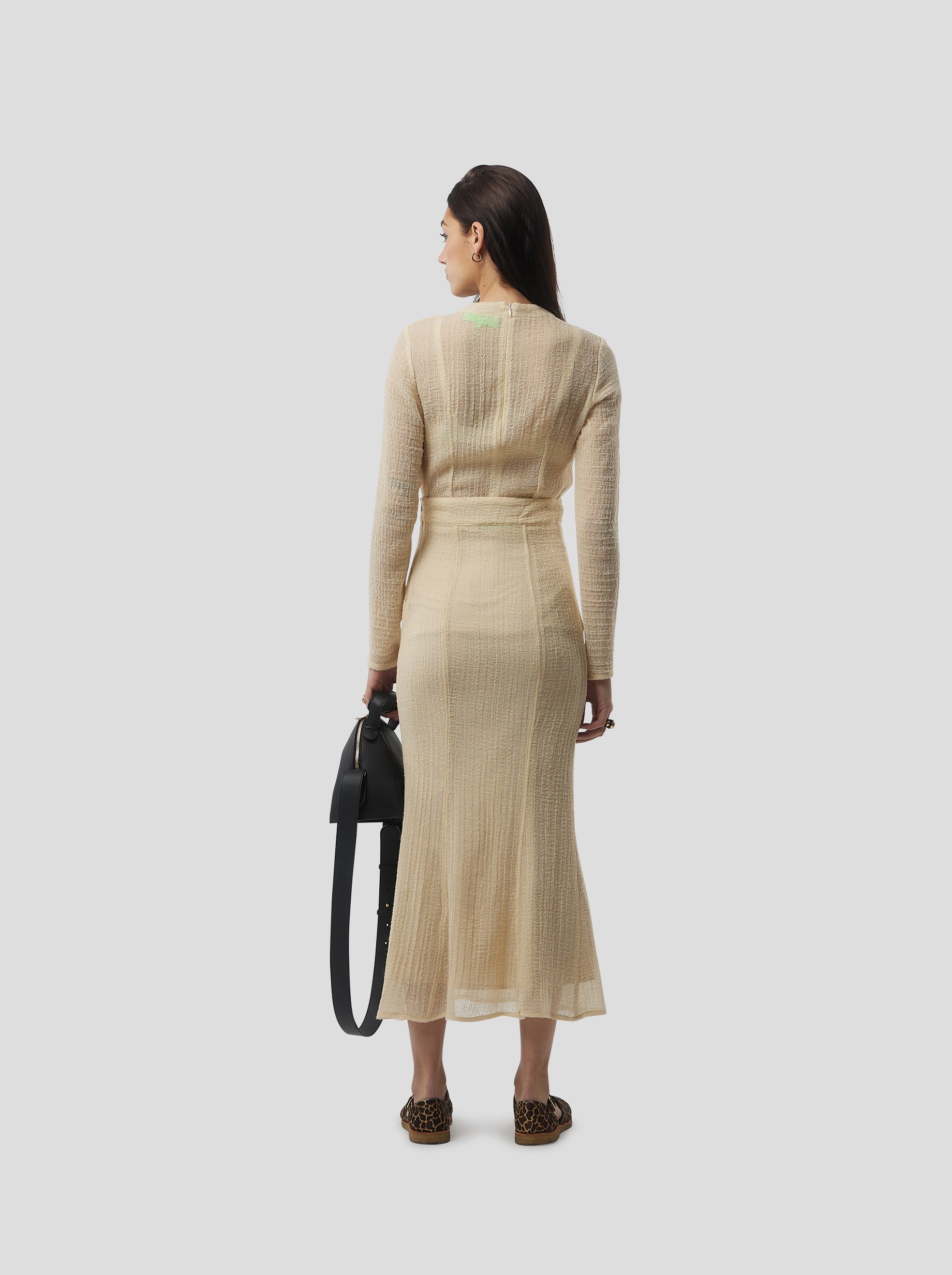 Nas Skirt in Sand Salted Voile