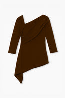 Tunique Cosima Maille Marron