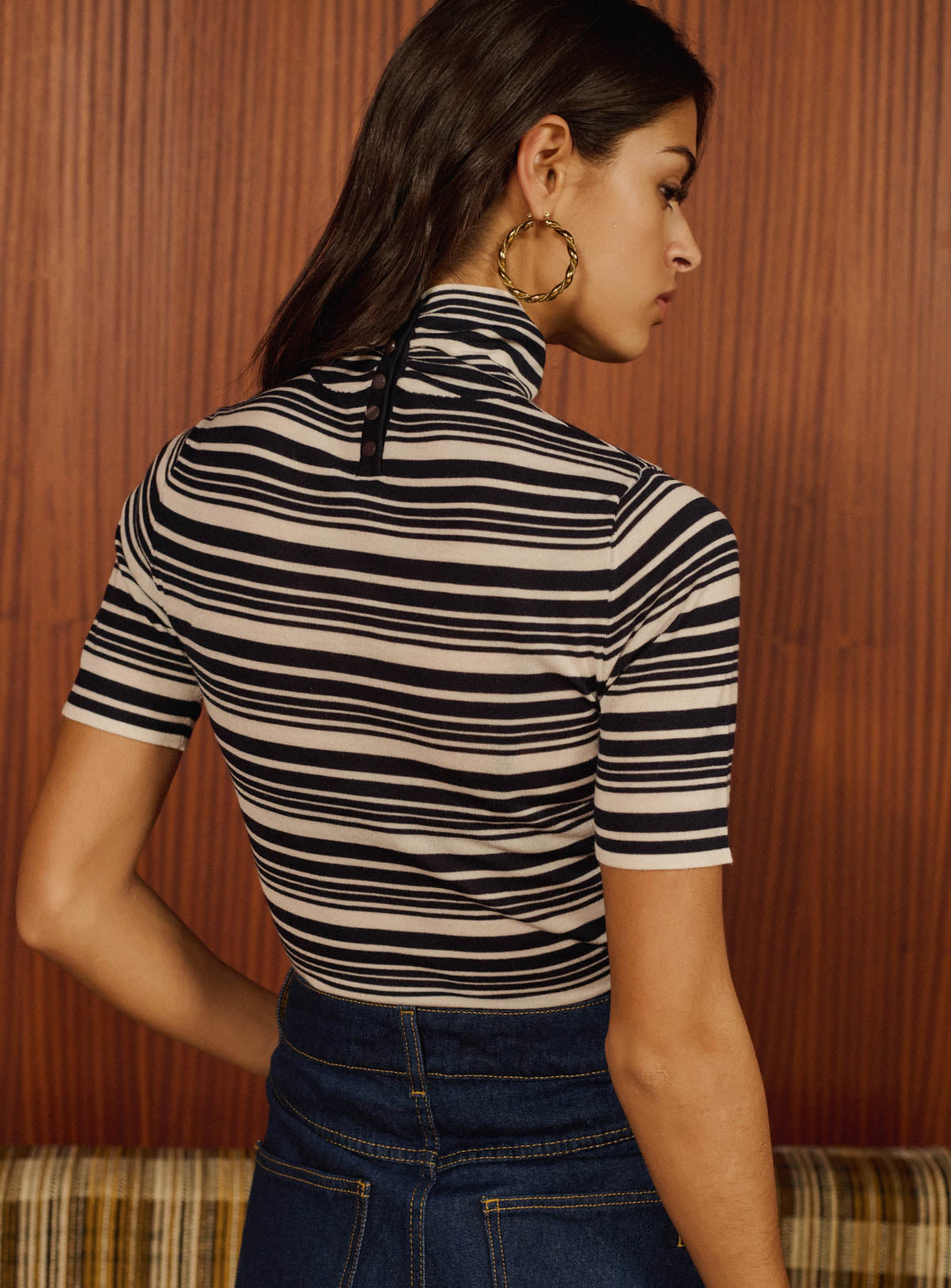 Top En Maille Manille - Bleu