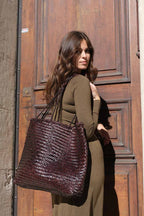 Borsa shopping Frida XXL - Marrone