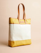 Sac A Main Le Tote Bag By Escadrille - Jaune - Femme