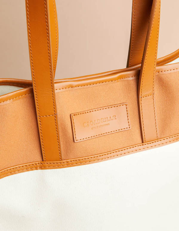 Sac A Main Le Tote Bag By Escadrille - Camel - Femme