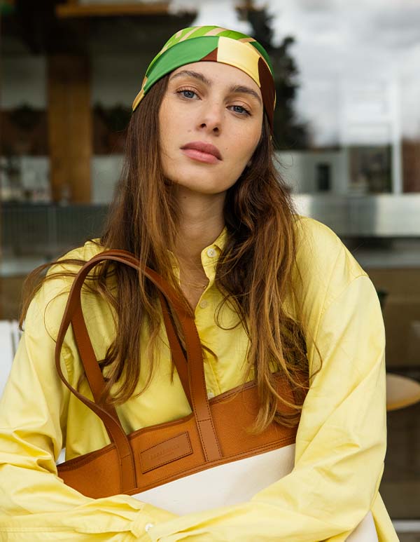Sac A Main Le Tote Bag By Escadrille - Camel - Femme