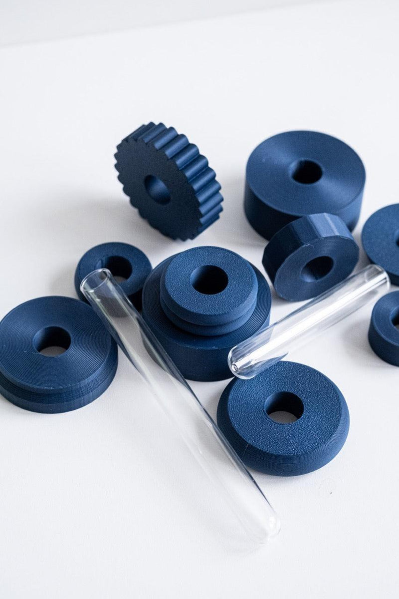 Totem Duo Vase Set - Dark Blue