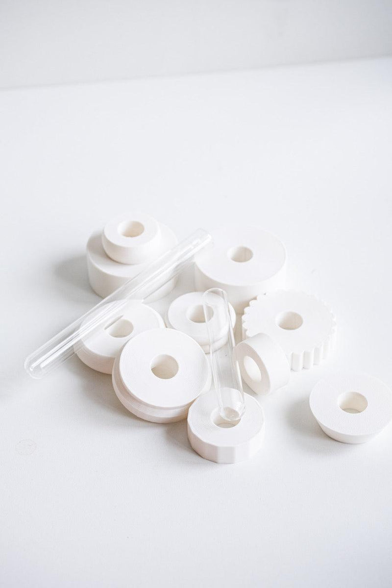 Totem Duo Vase - White