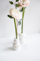 Totem Duo Vase - White