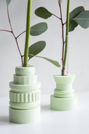 Totem Duo Vase Set - Mint