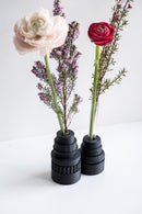 Totem Duo Vase Set - Black