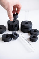 Totem Duo Vase Set - Black