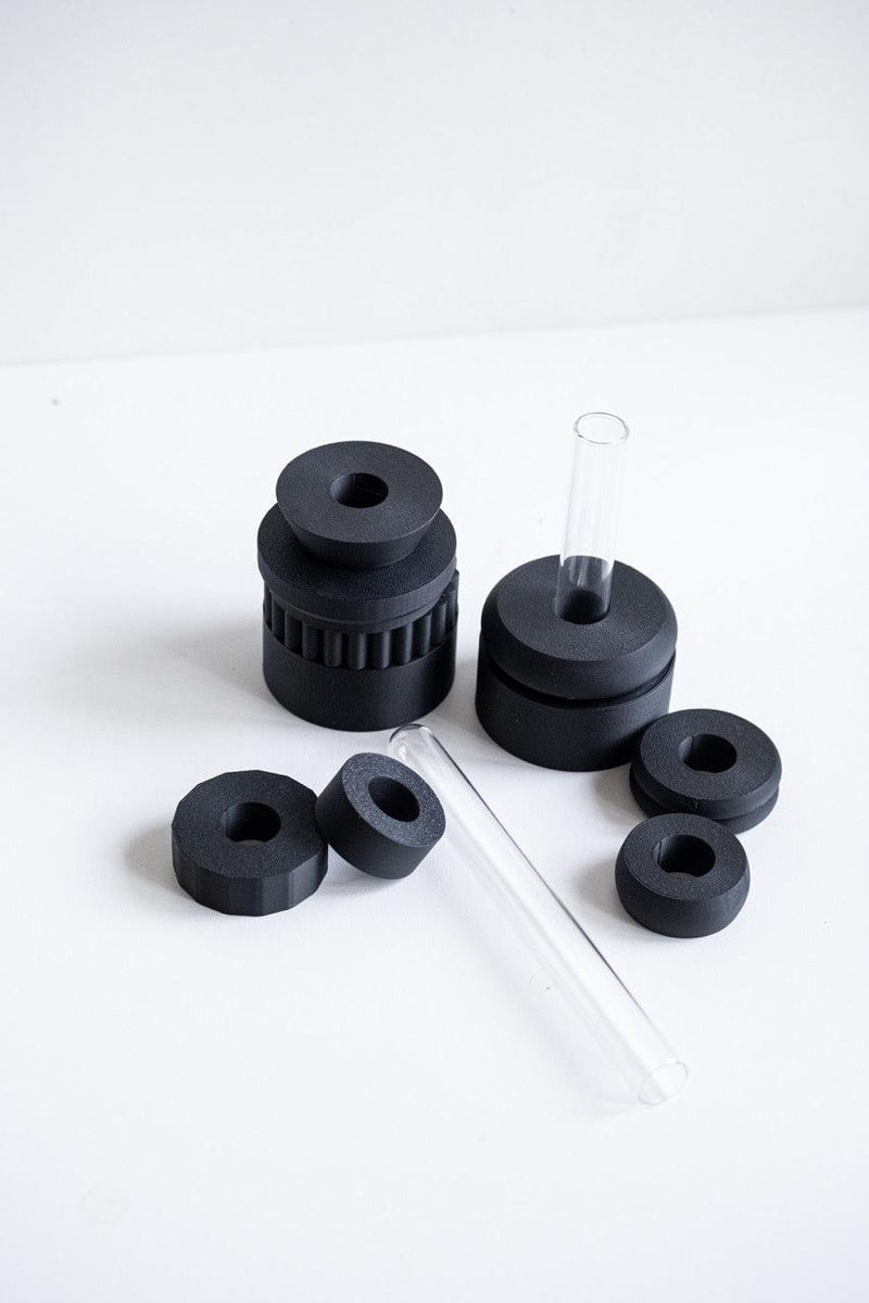 Totem Duo Vase Set - Black