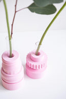 Totem Duo Vase Set - Pink